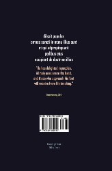 The Latin Torah, Back Cover