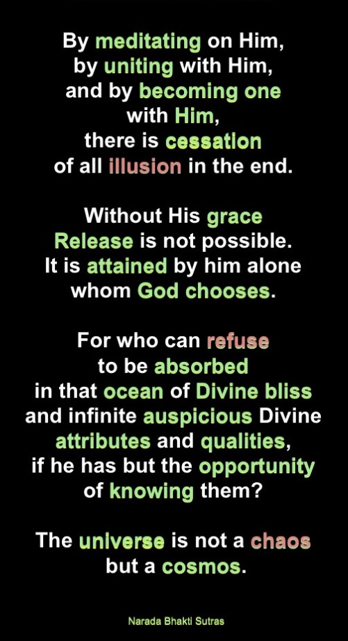 Not a Chaos, but a Cosmos