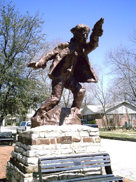 Brushy Bill Statue, Hico, Texas
