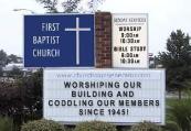 Worshiping Our Building and Coddling Our Members Since 1945, by John Cunyus